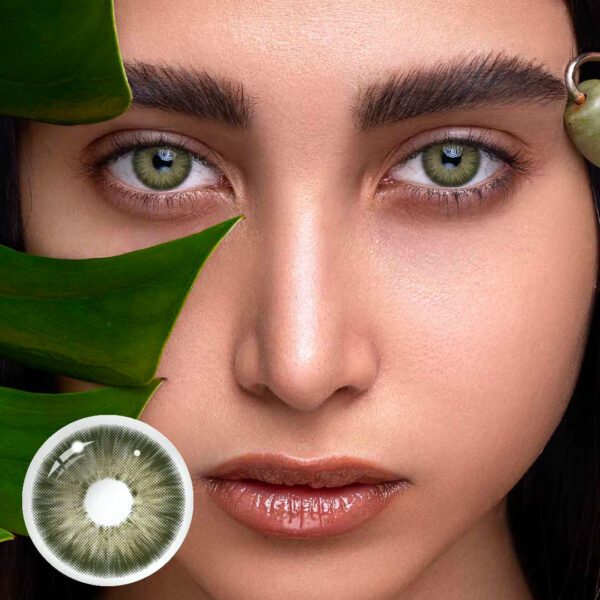 Colored Contacts - Bqeye Magnificent Amazonia Green Colored Contact Lenses