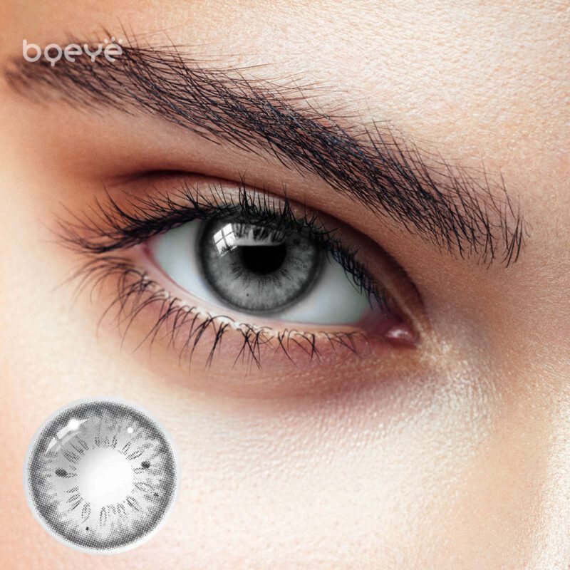 Colored Contacts - Bqeye Stunna Girl Grey Colored Contact Lenses