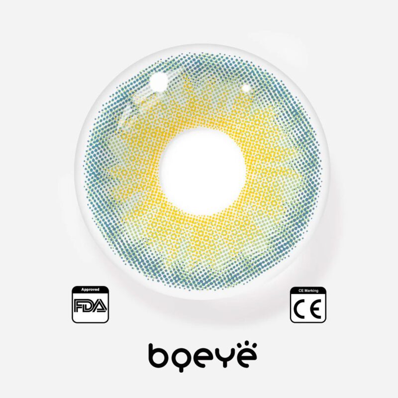 Colored Contacts - Bqeye Trinity Green Colored Contact Lenses