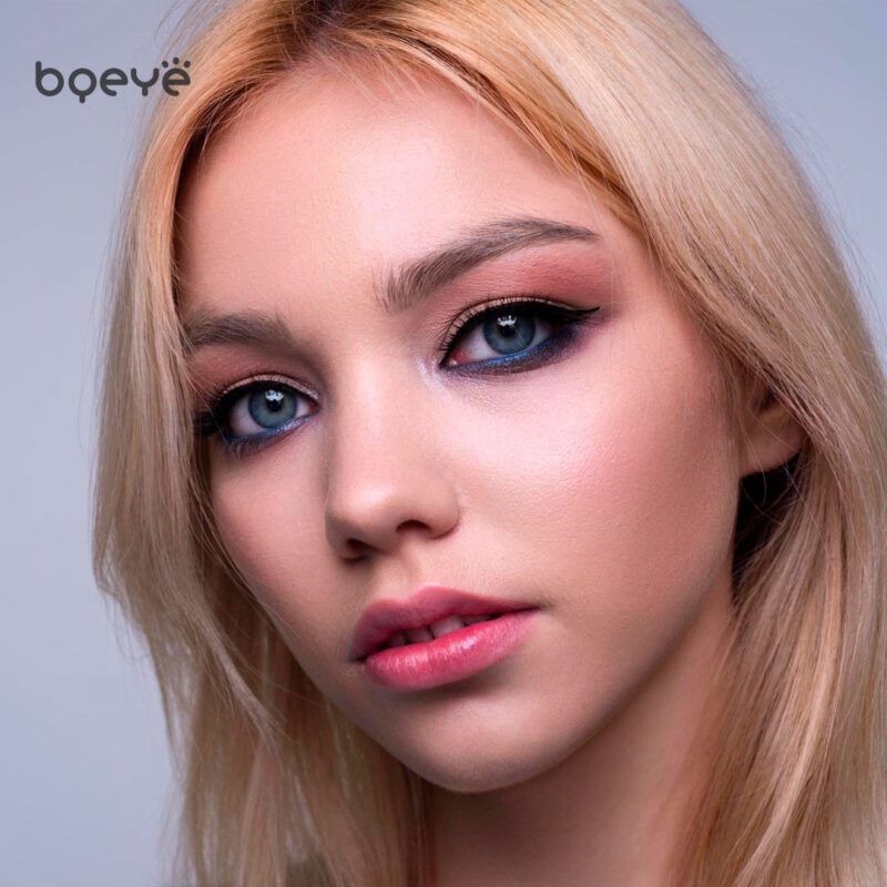 Bqeye Colored Contact Lenses - 1 Day Crystal Series Clear Contacts - 10Pcs