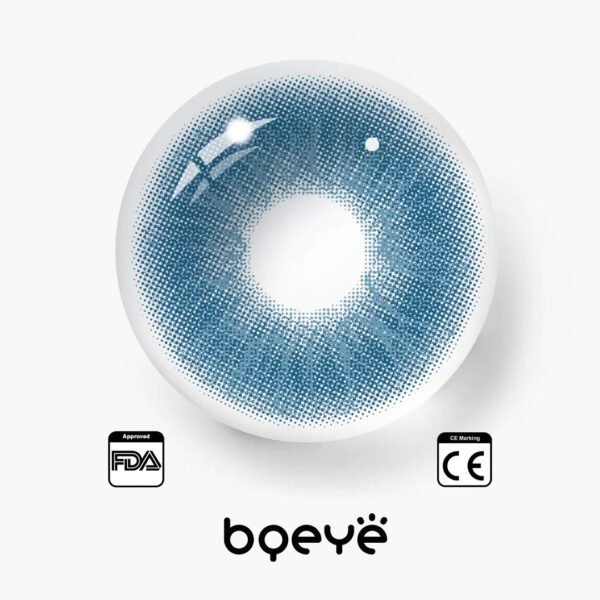 Bqeye Colored Contact Lenses - Frosty Wonderland Blue Contact Lenses