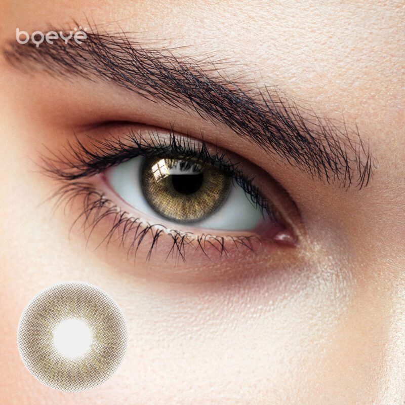 Bqeye Colored Contact Lenses - Frosty Wonderland Brown Contact Lenses
