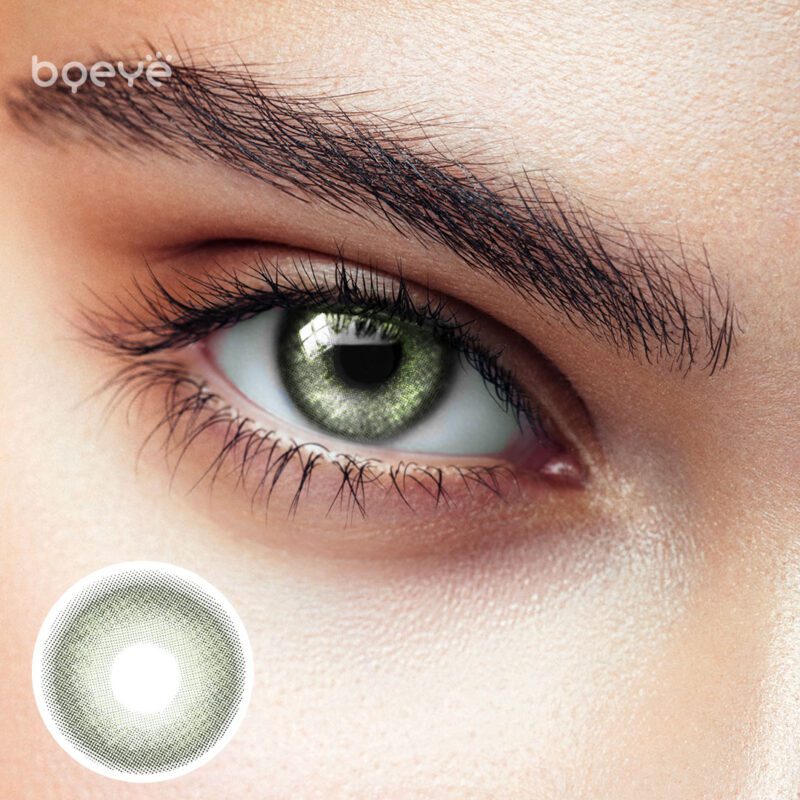 Bqeye Farbige Kontaktlinsen - Lucent Green Farbige Kontaktlinsen