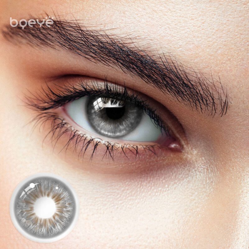 Bqeye Colored Contact Lenses - Lentes de contacto coloridas Wildness Grey