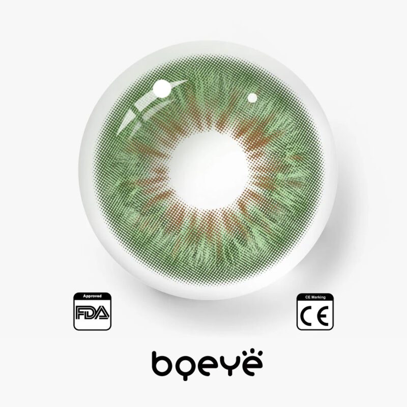 Bqeye Colored Contact Lenses - Wildness Green Colored Contact Lenses