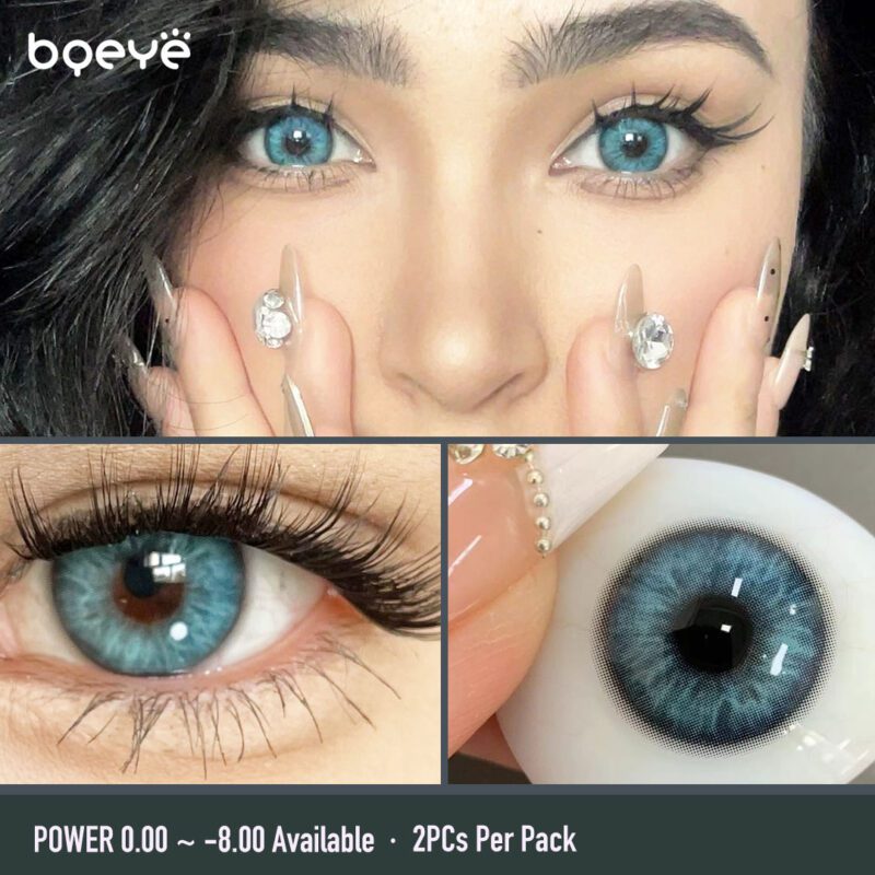 Bqeye Colored Contact Lenses - Wildfire Blue Contact Lenses