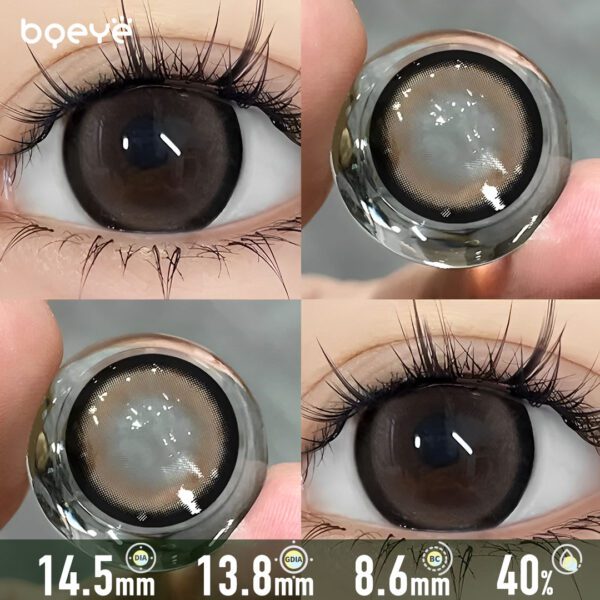 Chocolate Queen Amber Haze Contact Lenses