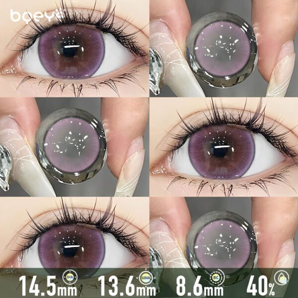 Dreamy Unicorn Purple Contact Lenses