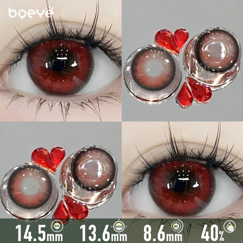 Dreamy Westminster Burgundy Contact Lenses