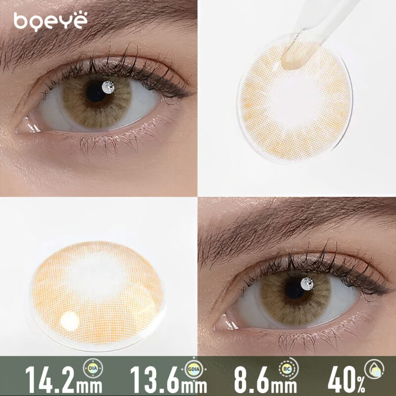 Hidrocor Hazel Contacts colorés