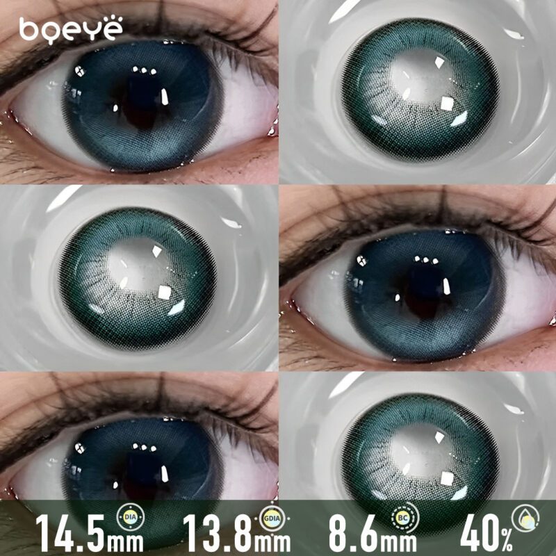 Mint Crystal Ocean Contact Lenses