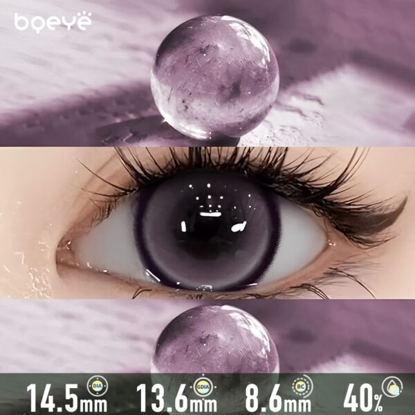 Mystic Grape Purple Contact Lenses