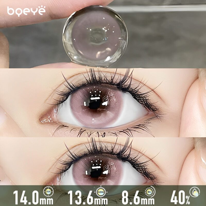 Rose Quartz Grey Contact Lenses