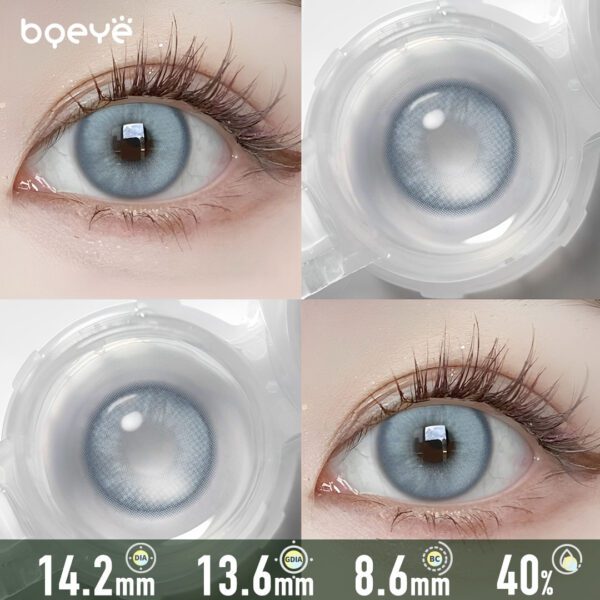 Silver Mist Contact Lenses