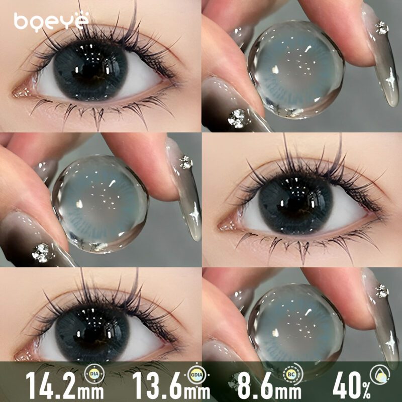 Sky Blue Crystal Contact Lenses