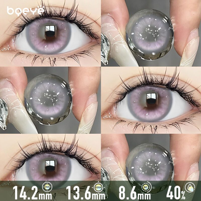 Waterfall Starry Purple Contact Lenses