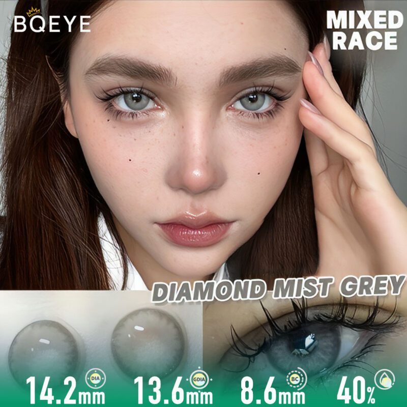 Diamond Mist Grey Contact Lenses