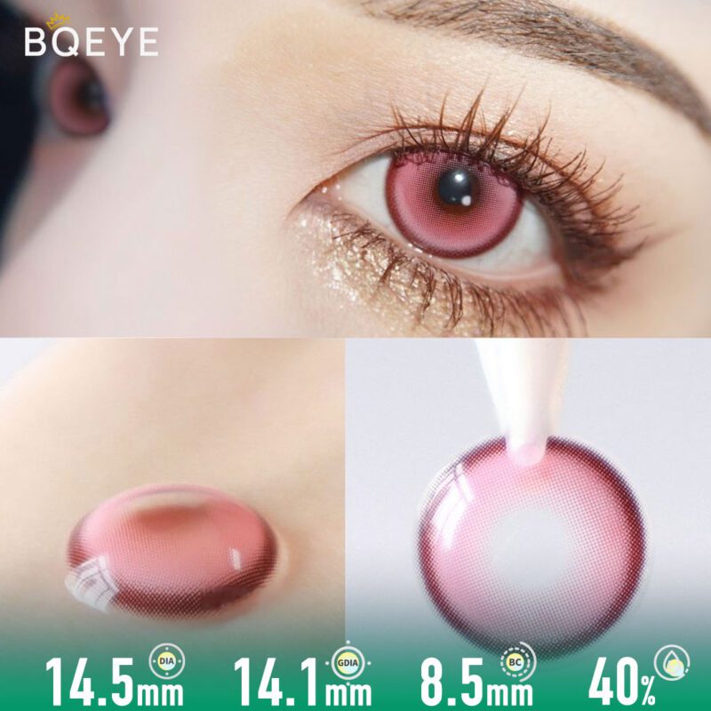 Mermaid Coral Pink Contact Lenses (10 Pcs)