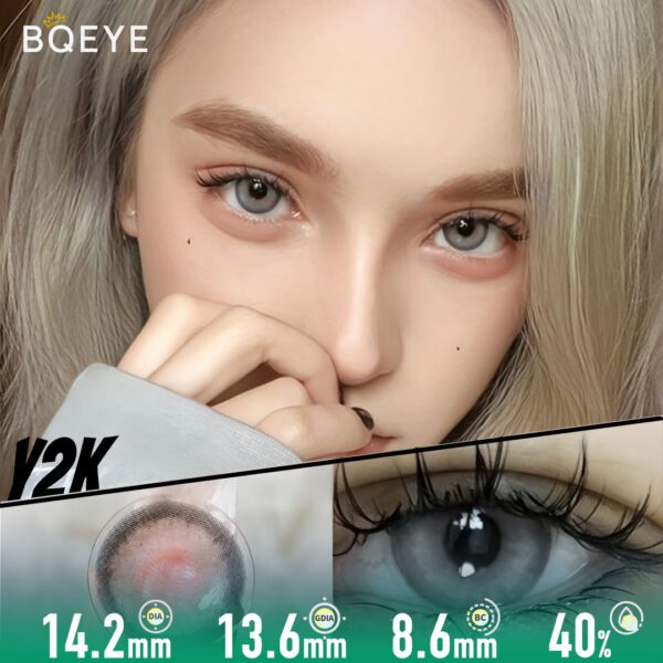 Mixed Beauty Grey Contact Lenses