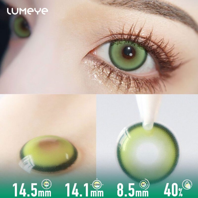 Mermaid Deep Green Contact Lenses (10 Pcs)