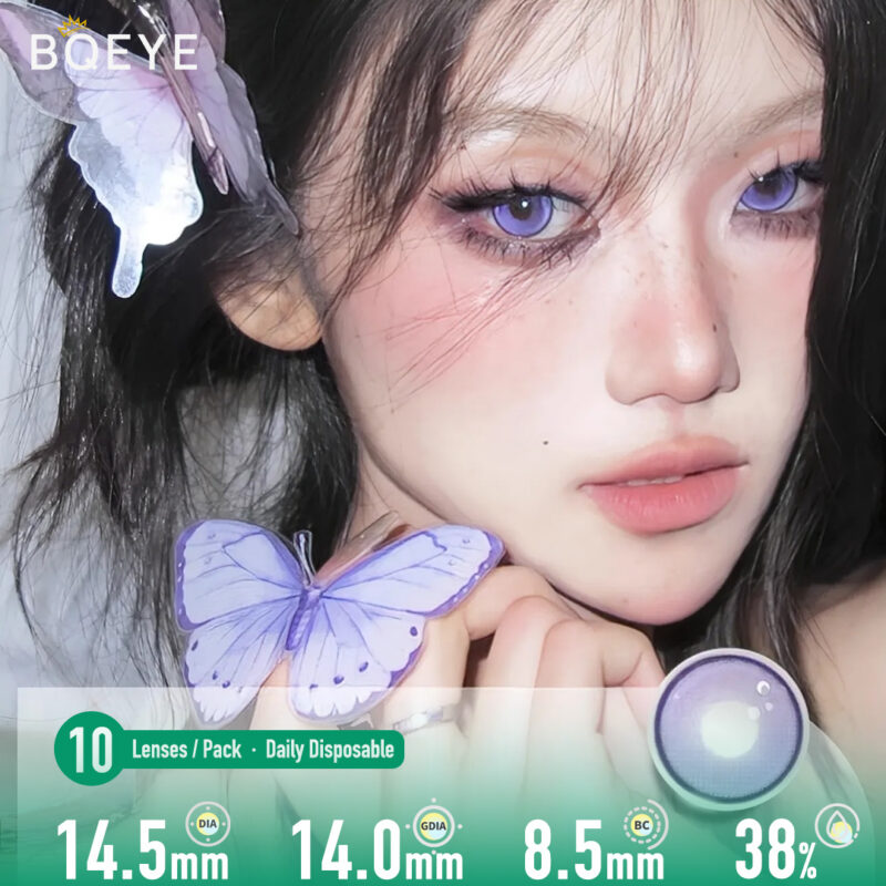 Mystic Iris Purple Contact Lenses