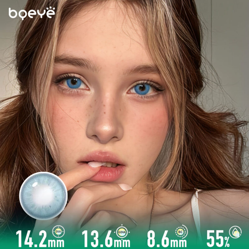 Lucifer Celestial Blue Contact Lenses (10 Pcs)